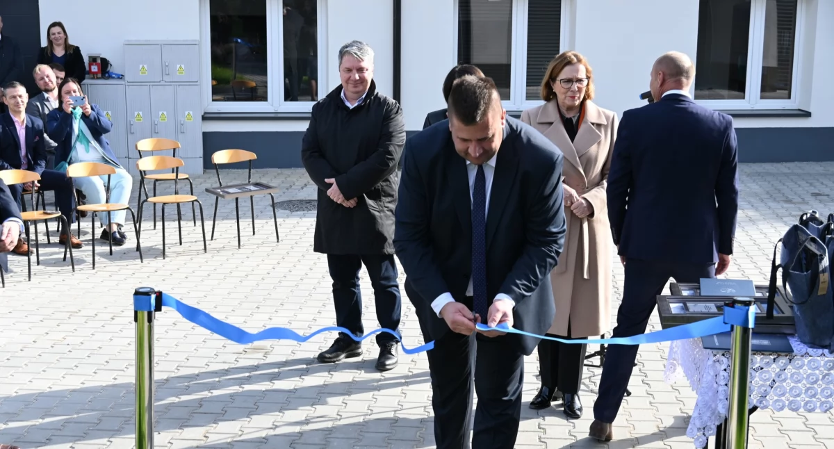 Otwarcie rozbudowanej oczyszczalni ścieków Gomunicach. Kosztowała 18 mln zł