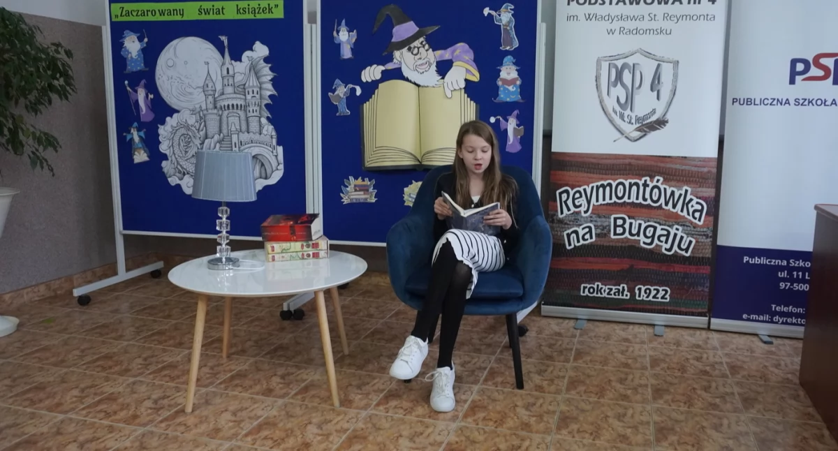 „Zaczarowany świat książek”. VIII Międzyszkolny Konkurs Pięknego Czytania w Reymontówce na Bugaju
