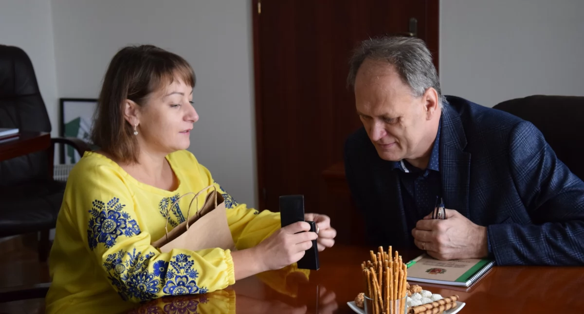 Maryna Zherevchuk, ukraińska urzędniczka z Bilokorovychy, na stażu w radomszczańskim Urzędzie Miasta