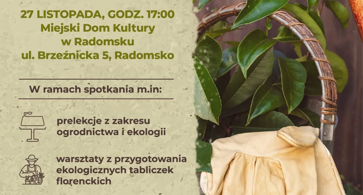 MDK zaprasza na warsztaty z edukacji przyrodniczej. Liczba miejsc ograniczona