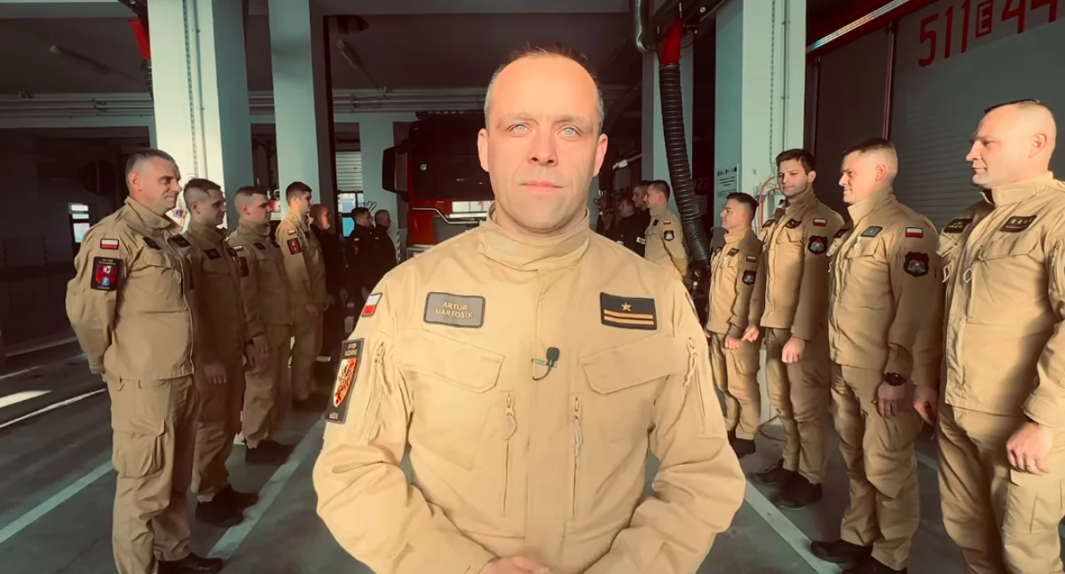 [WIDEO] Brygadier Artur Bartosik: - Podpór przodem! Dla Michałka Bienia. Radomszczańscy strażacy pomagają choremu 5-latkowi