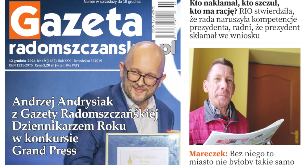 O czym przeczytasz w najnowszym wydaniu Gazety Radomszczańskiej
