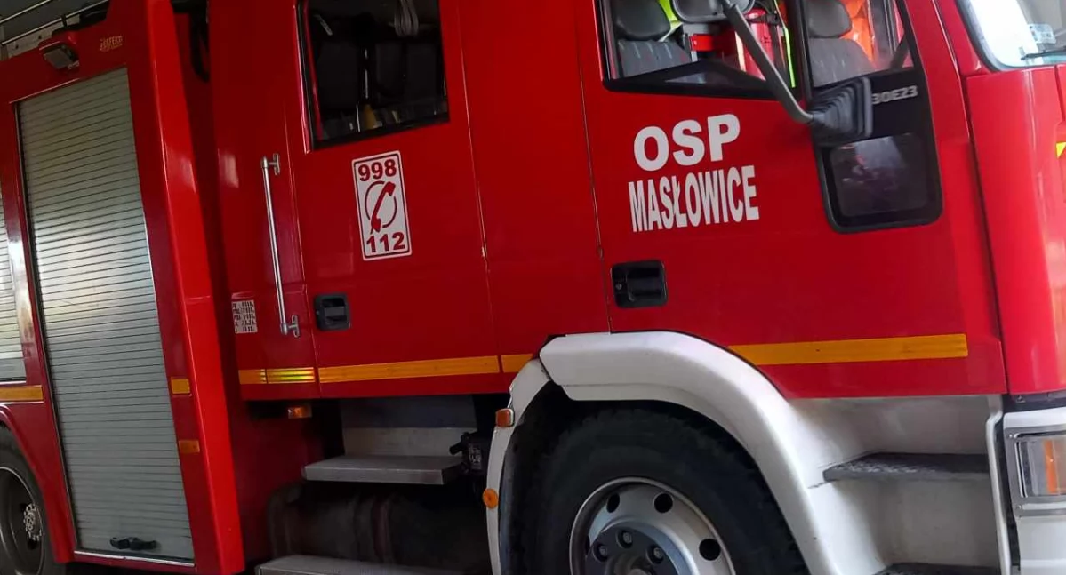 Strażacy wezwani do jednego z domów w gminie Masłowice. Pomocy potrzebował 6-letni chłopiec