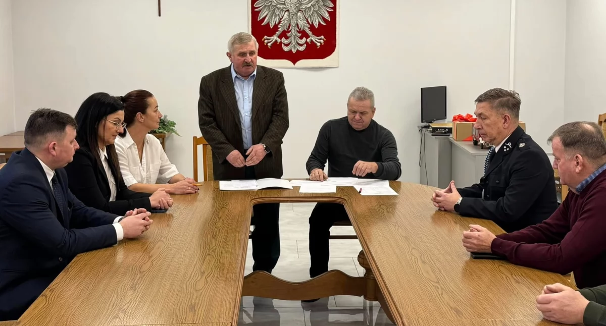 Zmiana Komendanta Gminnego Związku Ochotniczych Straży Pożarnych. Druha Braszczyńskiego zastąpił druh Stępień