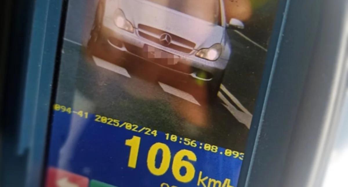 Za przekroczenie prędkości policjanci nałożyli na kierowcę ignoranta mandat 1500 zł i 13 punktów karnych