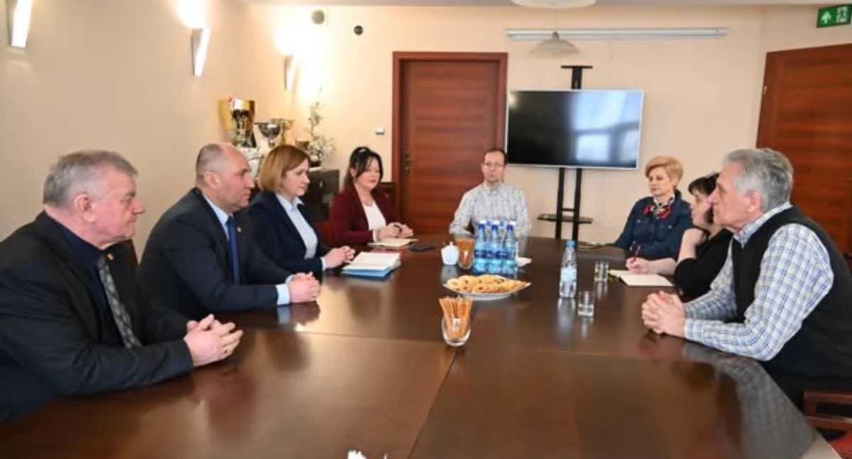 Walory turystyczne naszego powiatu. Starostwo gościło dyrekcję Regionalnej Organizacji Turystycznej Województwa Łódzkiego