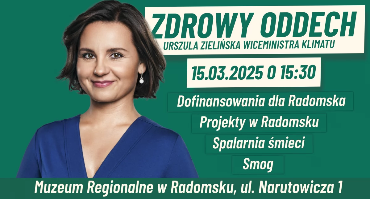 Radomsko na Drodze Nowoczesności - Spotkanie z Wiceministrą Klimatu o Funduszach FEnIKS