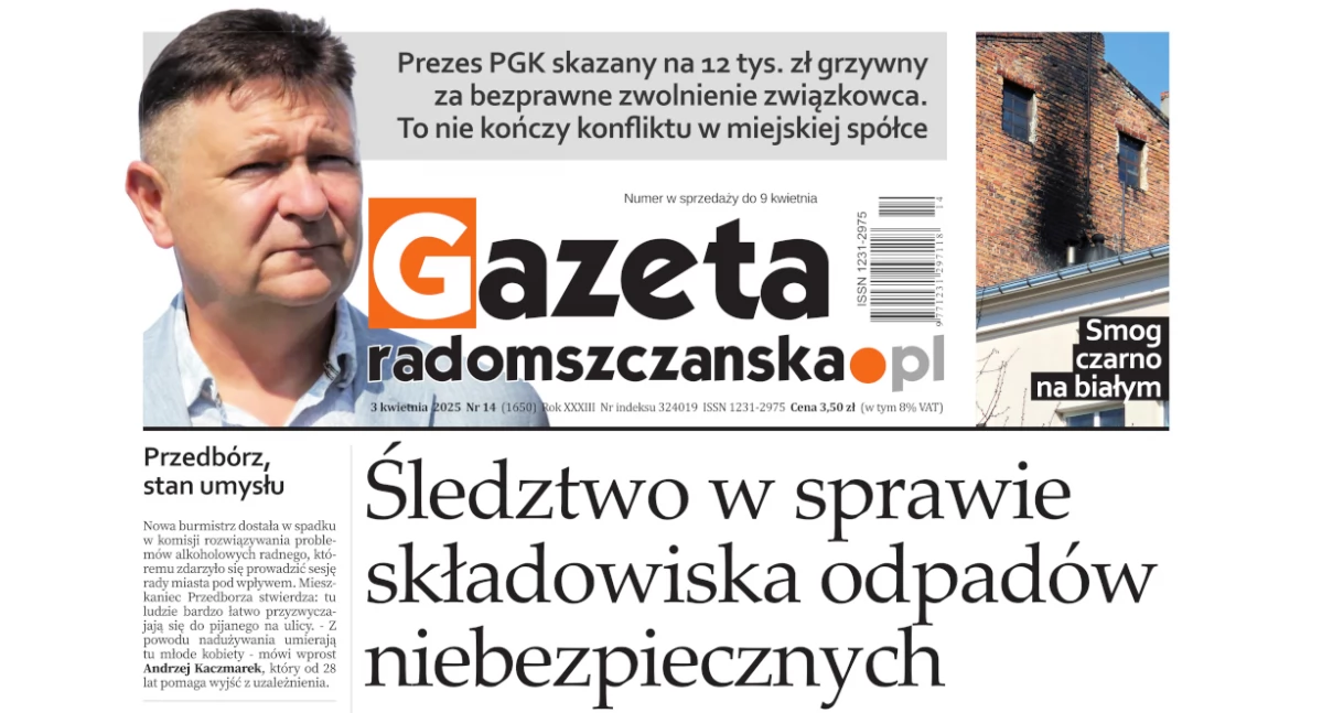 Najnowsze wydanie Gazety Radomszczańskiej już dostępne. O czym przeczytasz?