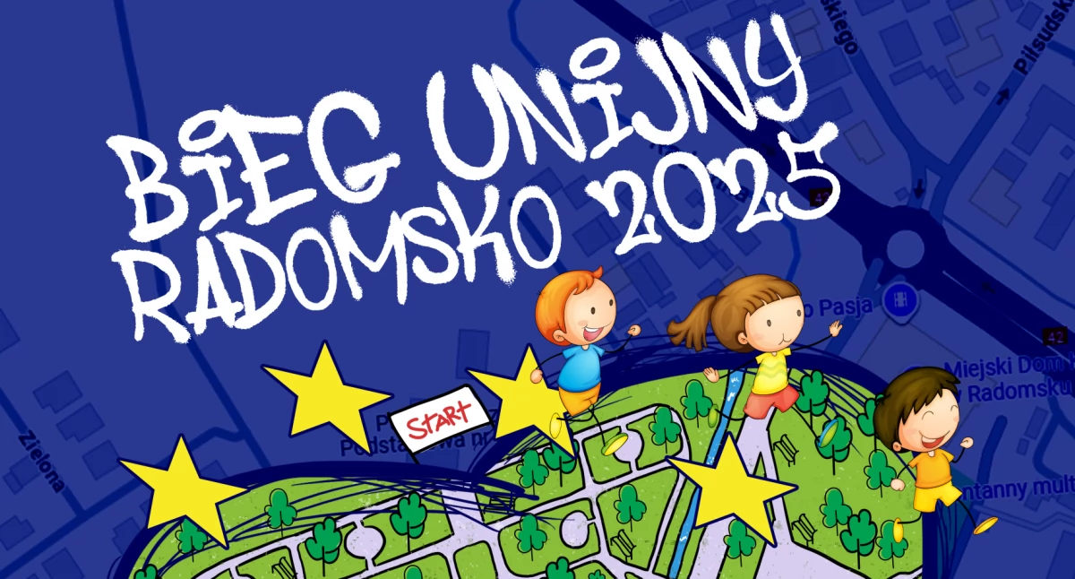 Powiatowe Zrzeszenie LZS zaprasza na Bieg Unijny Radomsko 2025. Do parku Świętojańskiego