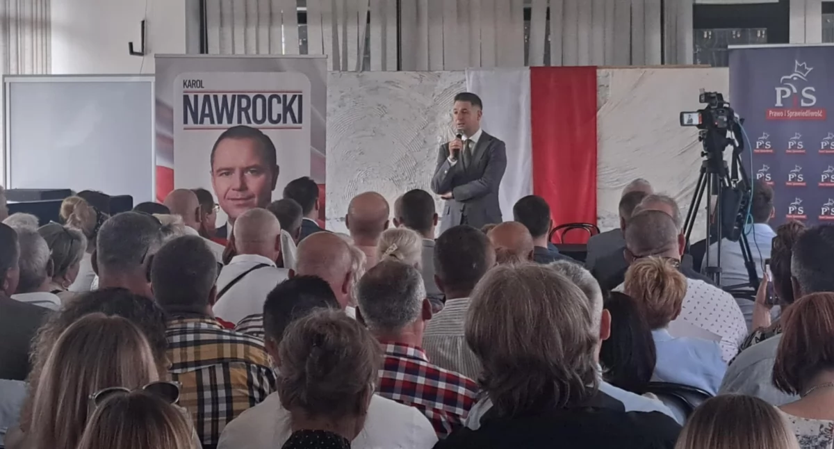 Patryk Jaki, europoseł PiS-u, spotkał się z radomszczanami. Przestrzegał przed imigrantami i zieloną energią