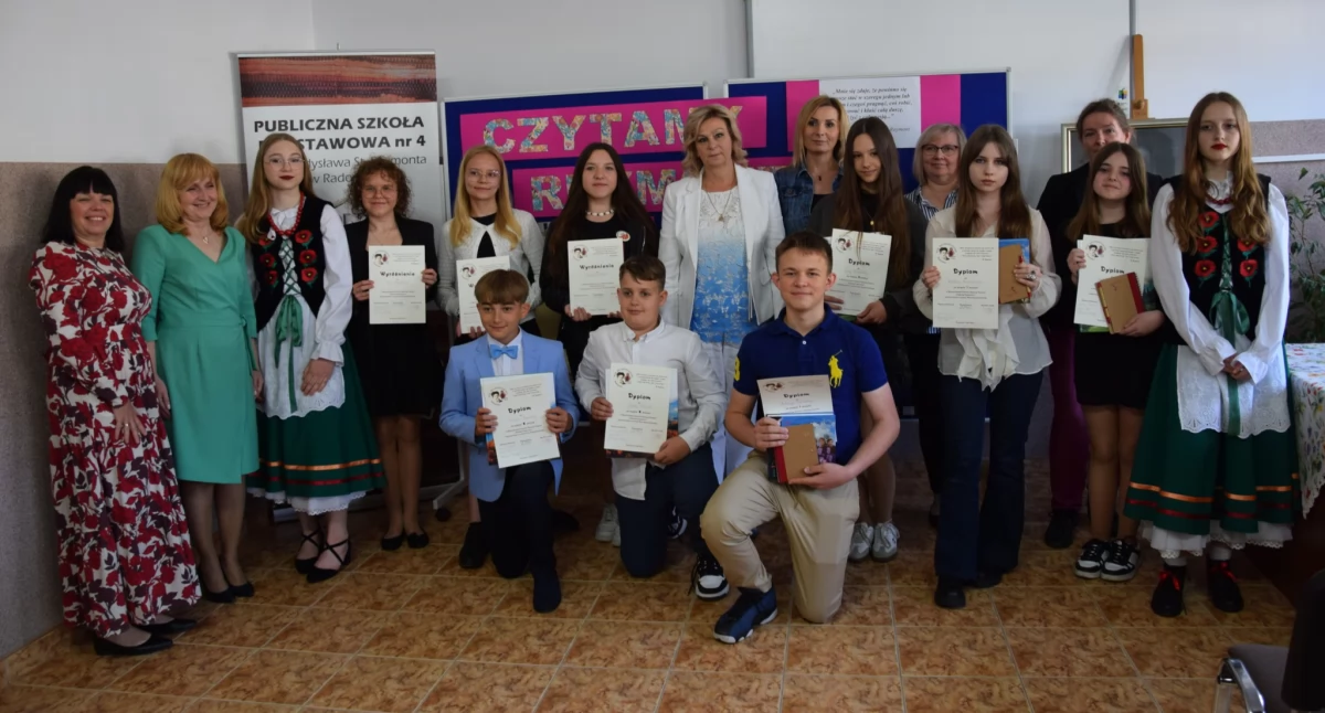 Międzyszkolny konkurs „Czytamy Reymontem”. Jury łącznie przyznało aż 6 nagród i 3 wyróżnienia