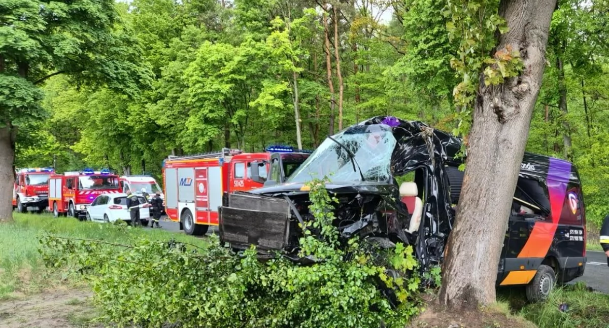 Wypadek w miejscowości Granice w gminie Masłowice. Trwa akcja ratunkowa 