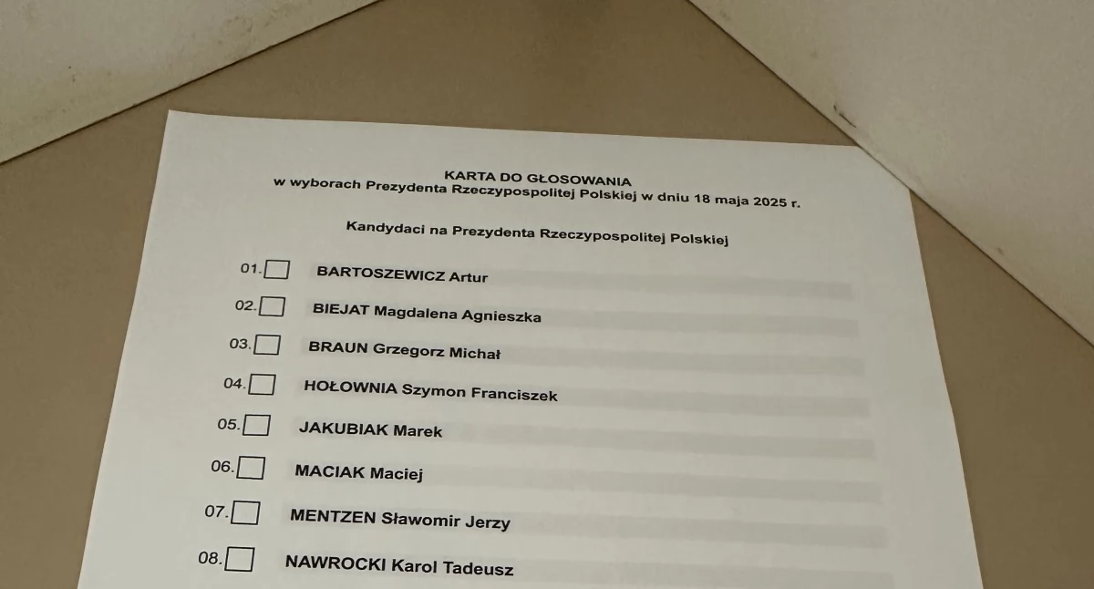 Wyniki głosowania w pierwszej turze w wyborach Prezydenta Rzeczypospolitej Polskiej w gminie Kamieńsk