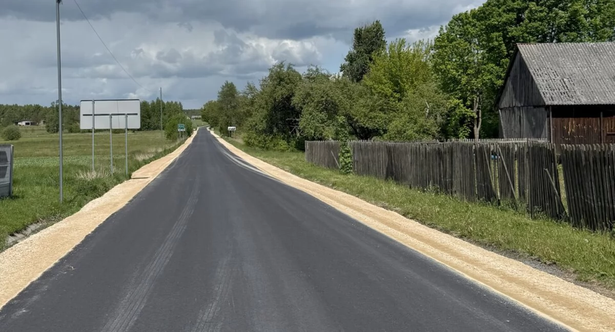 Zakończono przebudowę drogi powiatowej między Silnicą a Kozim Polem. Ma być wygodniej i bezpieczniej