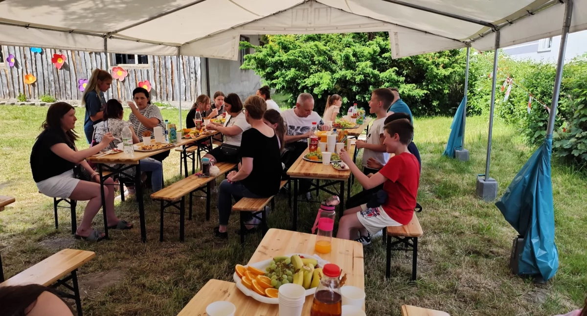 Dzień dziecka w świetlicy środowiskowej. Piknik zorganizował MOPS, w ramach projektu 