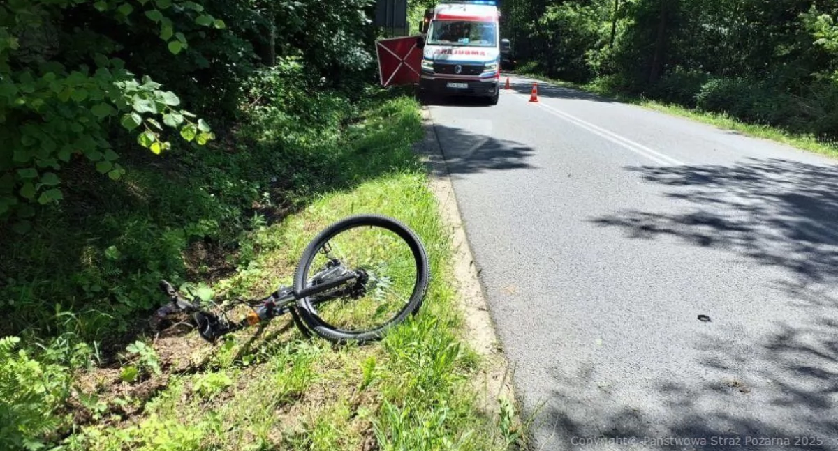 Wypadek w Białej Górze. Zginął rowerzysta 