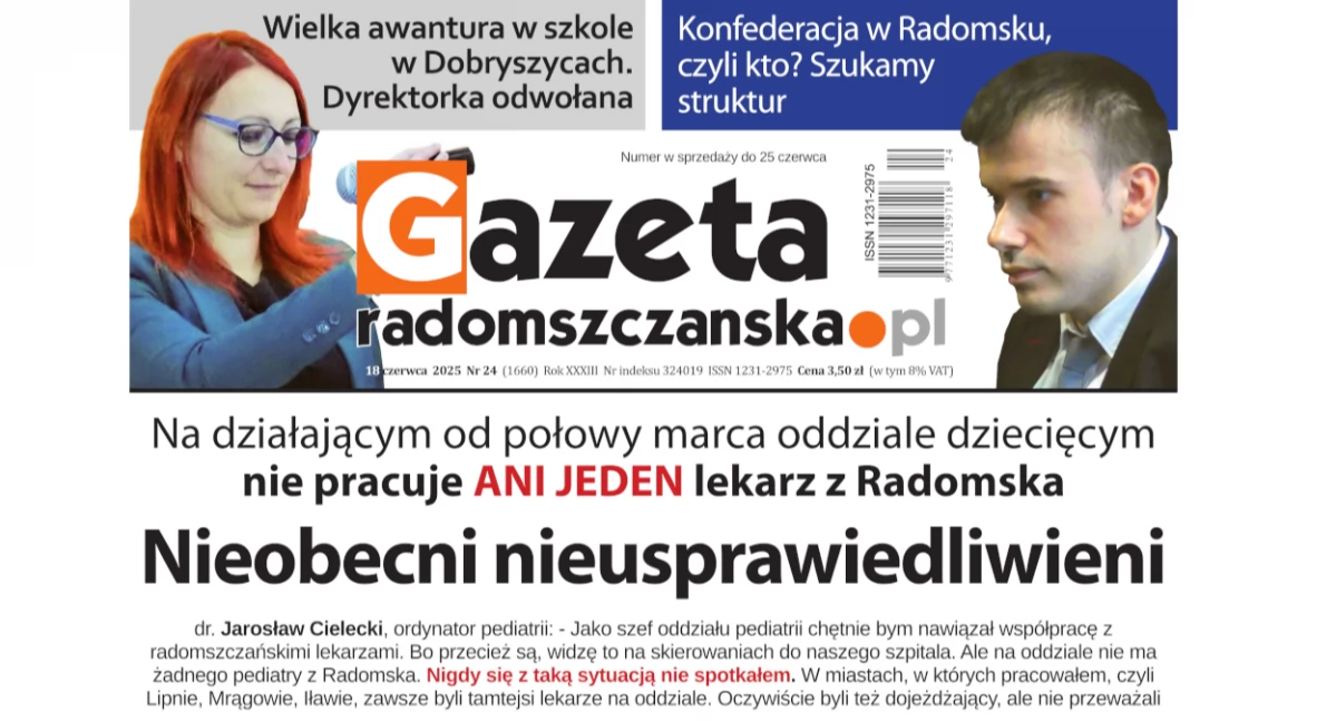 Najnowsze wydanie Gazety Radomszczańskiej już dostępne. O czym przeczytasz?