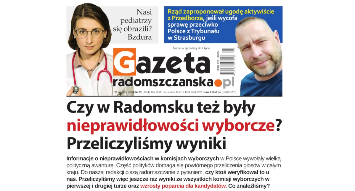 Najnowsze wydanie Gazety Radomszczańskiej już dostępne. O czym przeczytasz?