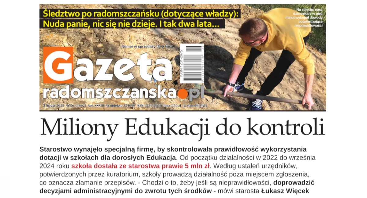 Najnowsze wydanie Gazety Radomszczańskiej już dostępne. O czym przeczytasz?