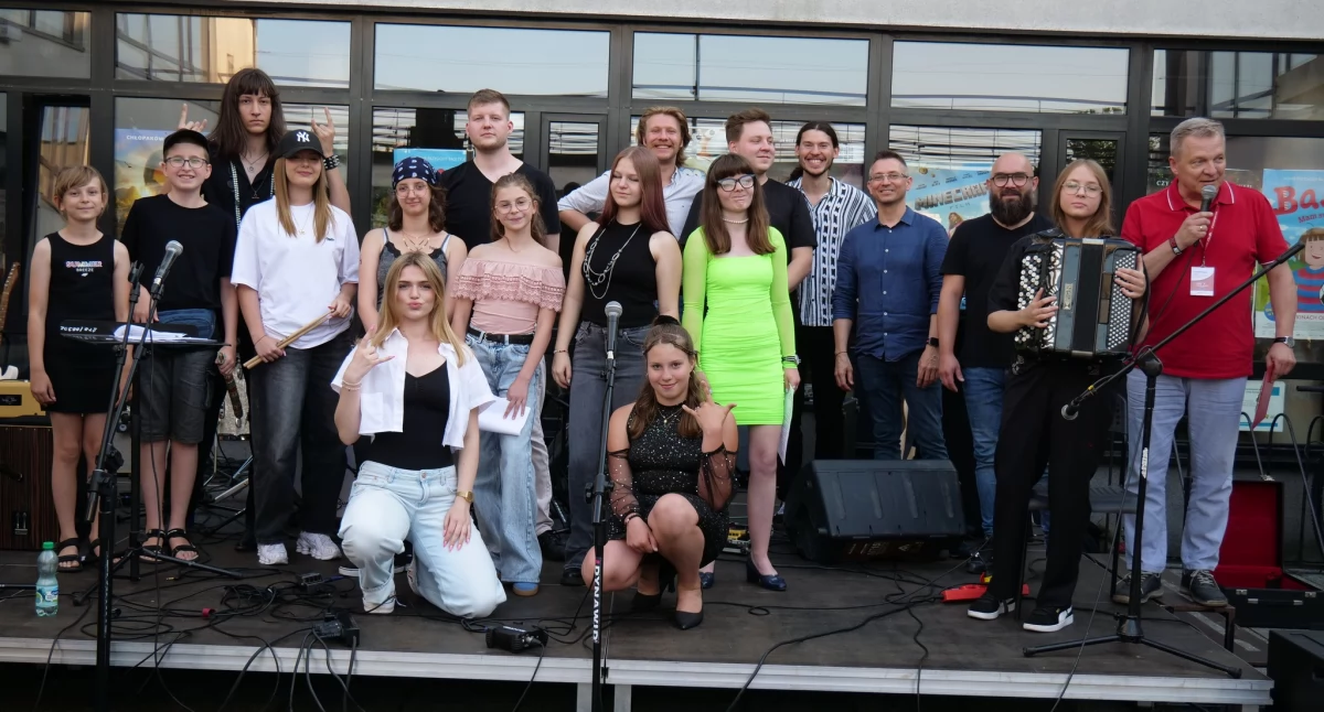 Plenerowy koncert zakończył wakacyjne warsztaty muzyczne w MDK-u