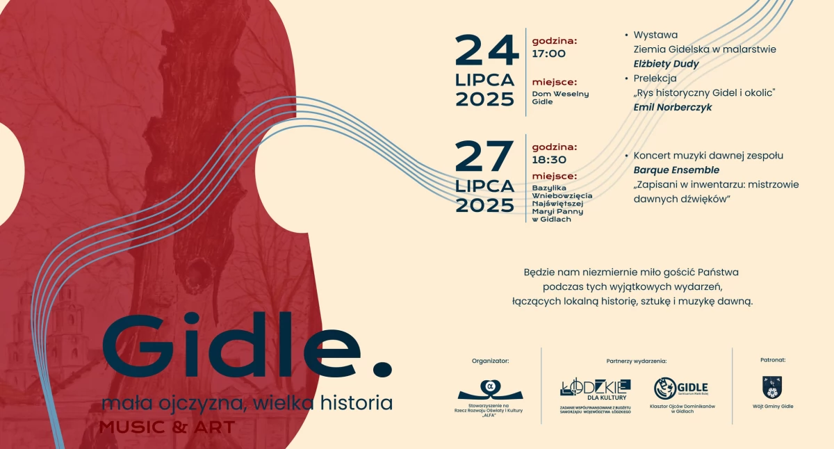 Koncert Barque Ensemble w Gidlach. Spotkanie  z muzyką XVIII wieku