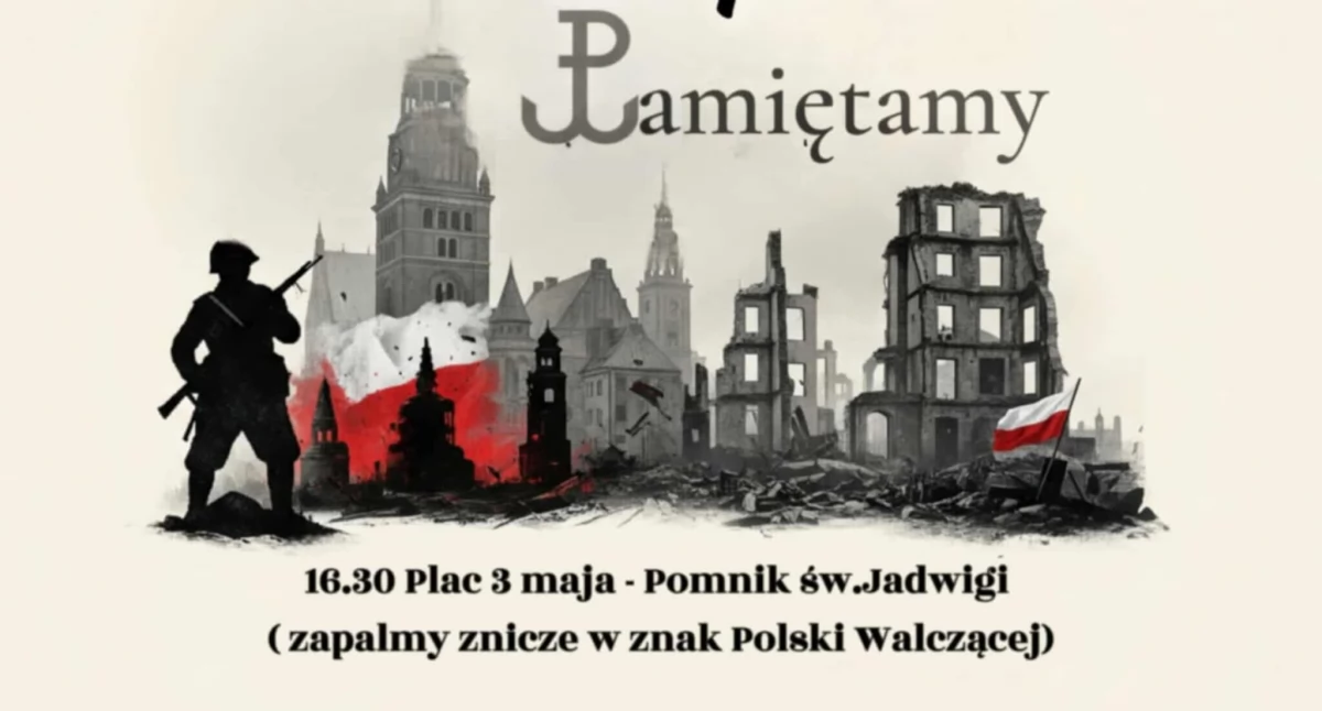 1 sierpnia. 81. rocznica wybuchu Powstania Warszawskiego. Syreny o 17 i kotwica ze zniczy