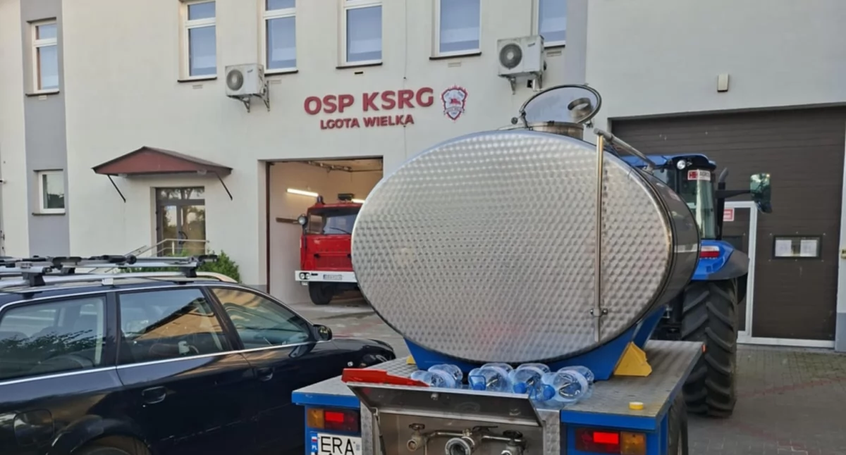 Dostawy wody pitnej dla mieszkańców dotkniętych brakiem przydatności do spożycia wody. Harmonogram dostaw w gminie Lgota Wielka