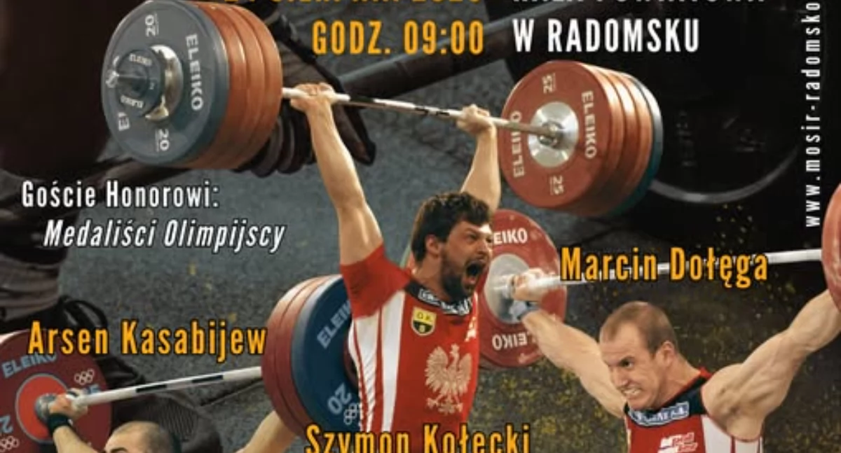 Wielkie sportowe gwiazdy na II Memoriale im. Wacława Tomalki w podnoszeniu ciężarów. Do Radomska przyjadą Kołecki, Dołęga i Kasabijew