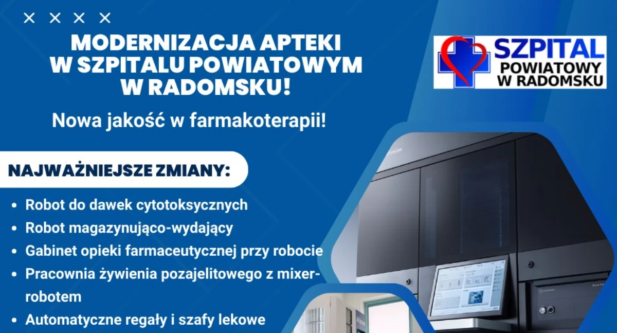 Szpitalna apteka doczekała się modernizacji. 12 sierpnia podpisano umowę na realizację inwestycji 