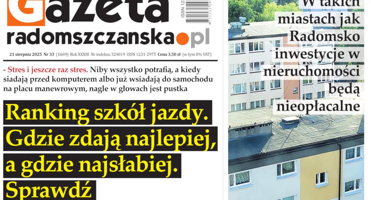 Najnowsze wydanie Gazety Radomszczańskiej już dostępne. O czym przeczytasz?