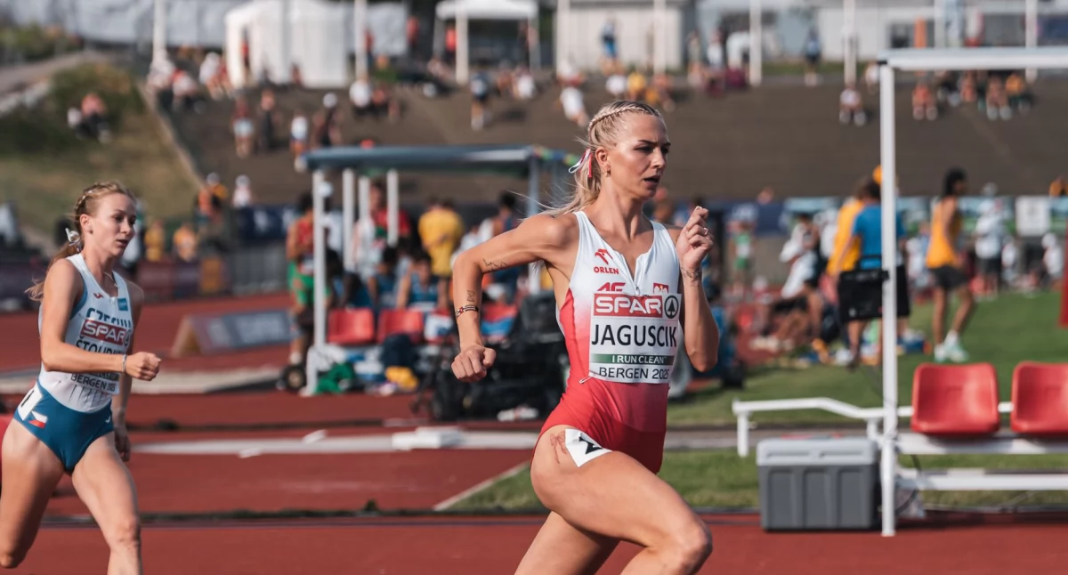 Lekkoatletyka. Julia Jaguścik prowadziła bieg w Chorzowie