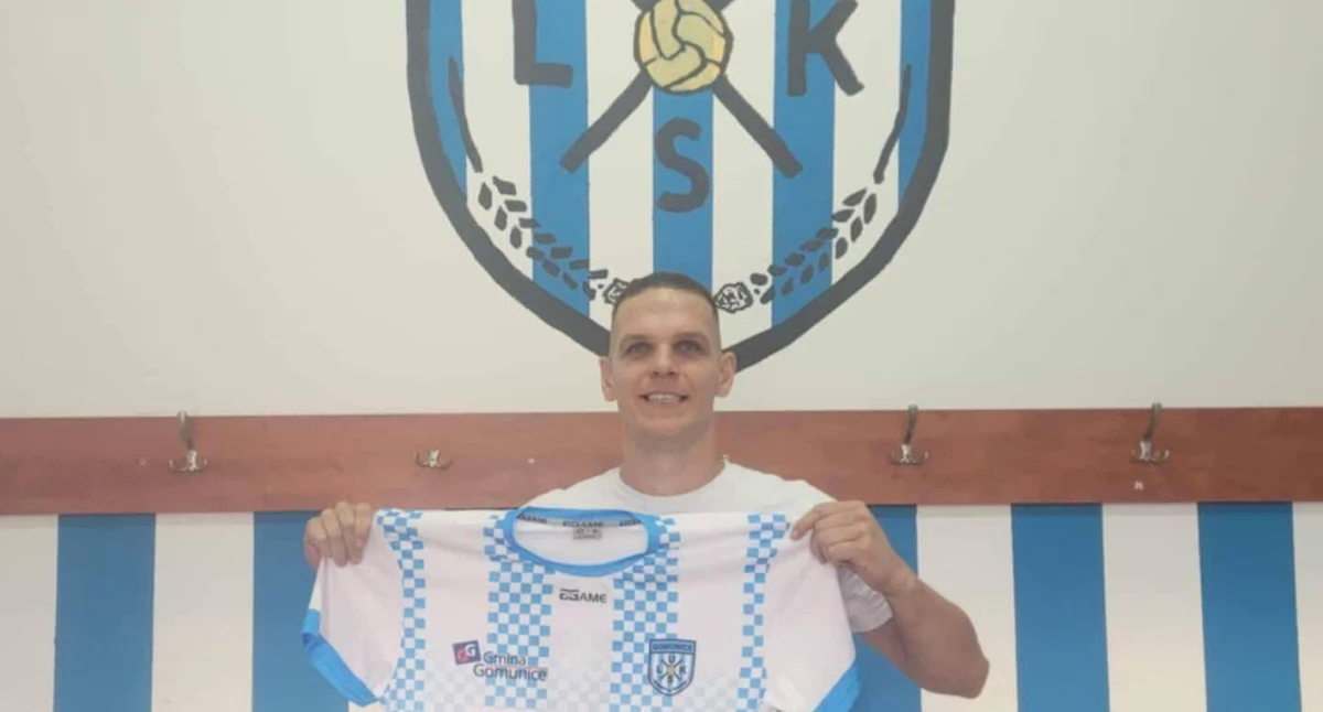 Nowy napastnik w LUKS Gomunice. Do drużyny dołącza Wiktor Majewski