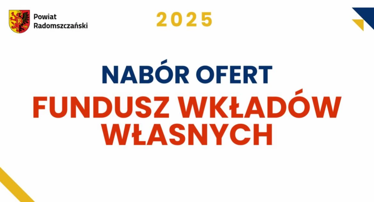 Fundusz Wkładów Własnych. Powiat wspiera organizacje pozarządowe 