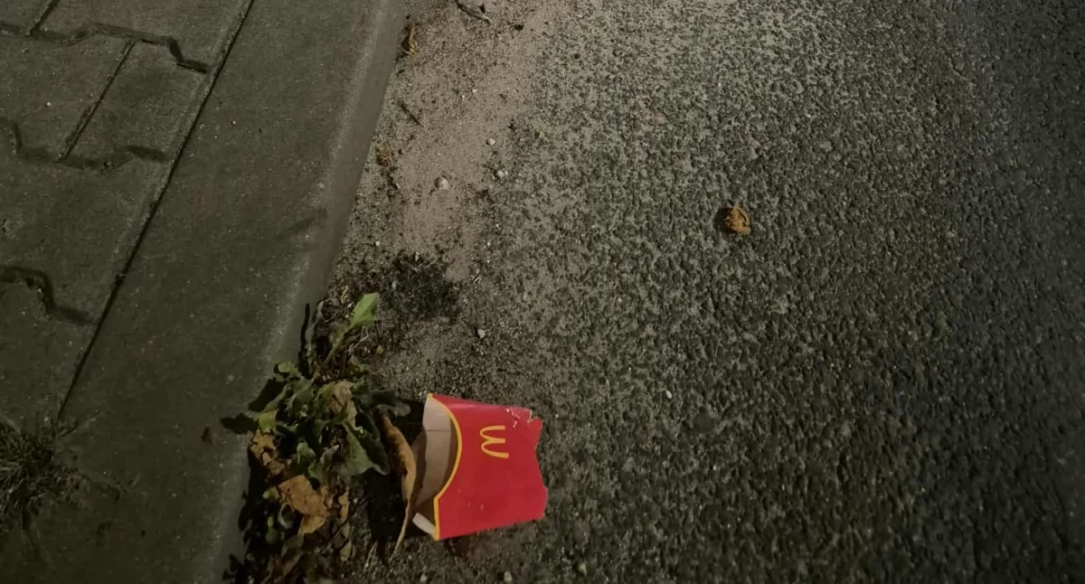 Czytelniczka: McDonalds ledwo się otworzył, a miasto już w tej chwili zaczynają zasypywać charakterystyczne opakowania 