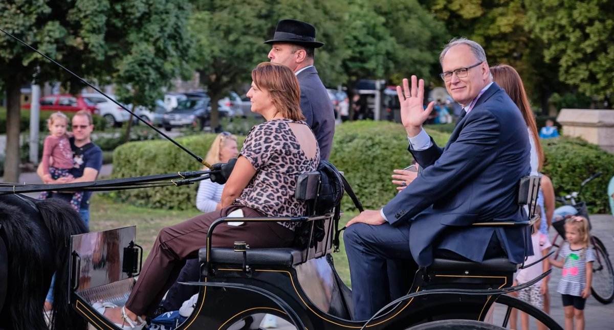 Prezydent Jarosław Ferenc na Festiwalu Cebuli w partnerskim Makó na Węgrzech