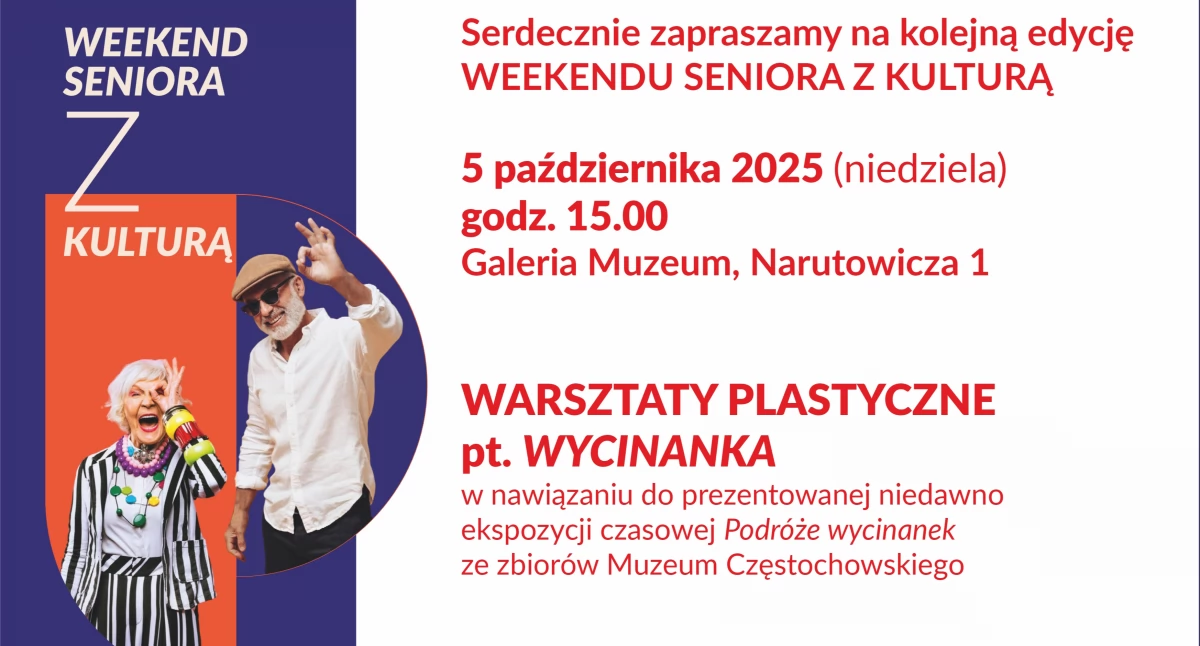 Radomszczańskie Muzeum Regionalne zaprasza seniorów na weekend z kulturą. Program jest bogaty