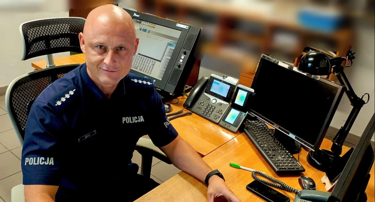 Aspirant sztabowy Paweł Kubasiak kandydatem do tytułu najlepszego policjanta w powiecie. To on uratował 39-latka