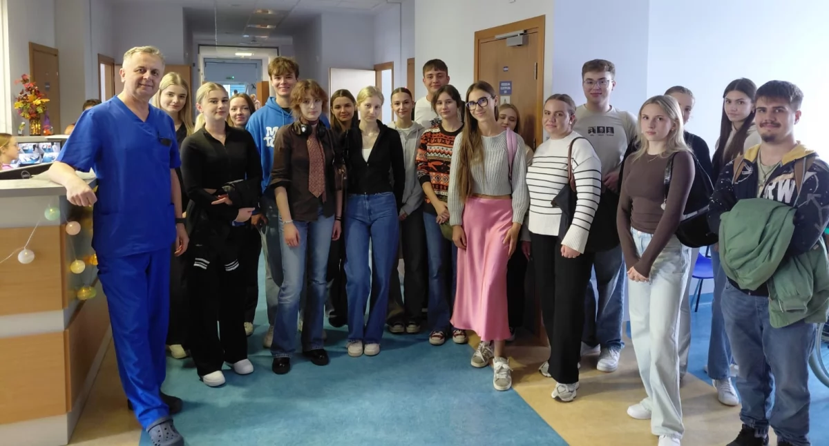 Edukacja Zdrowotna - Medyczny Start. W radomszczańskim szpitalu odbyło się kolejne spotkanie w ramach innowacji edukacyjnej