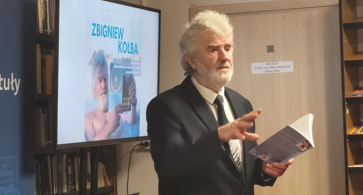 Spotkanie autorskie w Wielgomłynach z pisarzem. Zbigniew Kołba, autor książek, spotka się z czytelnikami w czwartek