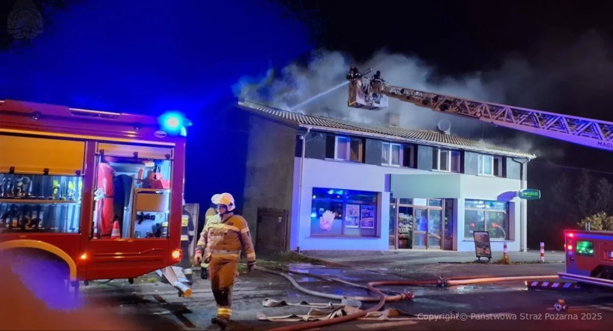 Pożar w domu przy Przedborskiej. Do akcji gaśniczej wysłano pięć jednostek straży