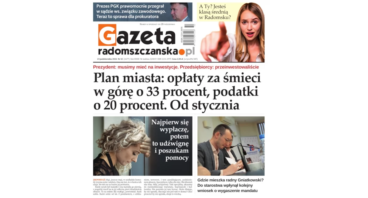 O czym przeczytasz w najnowszym wydaniu Gazety Radomszczańskiej
