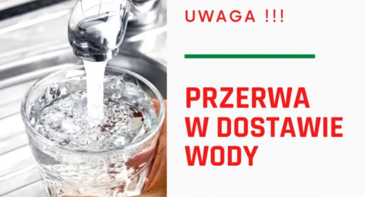 Braki w dostawie wody w rejonie trzech ulic: Topolowej, Miłaczki i Kwiatowej