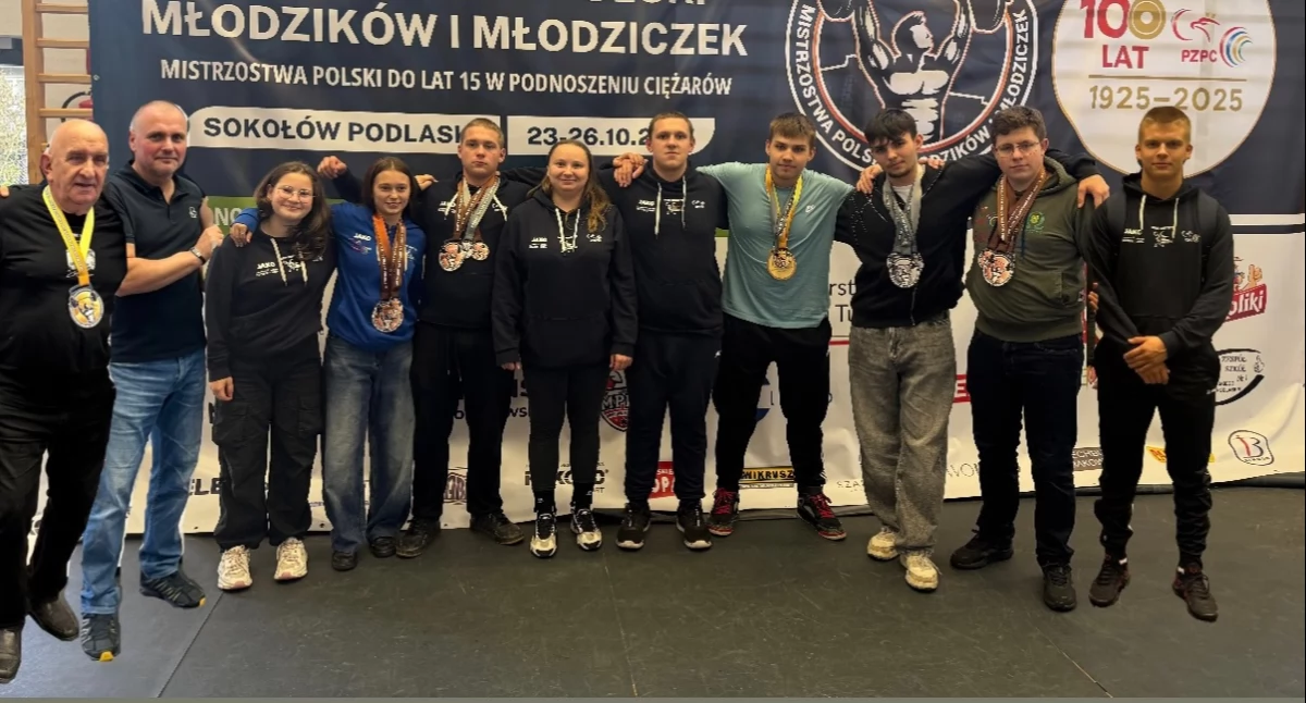 Medale sztangistów LKS Dobryszyce: Najlepiej poszło w wyższych wagach wśród chłopców