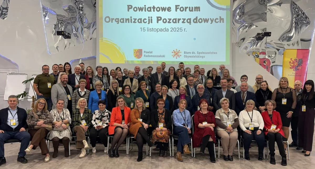 Powiatowe Forum Organizacji Pozarządowych w Radomsku zgromadziło kilkudziesięciu liderów NGO i społeczników