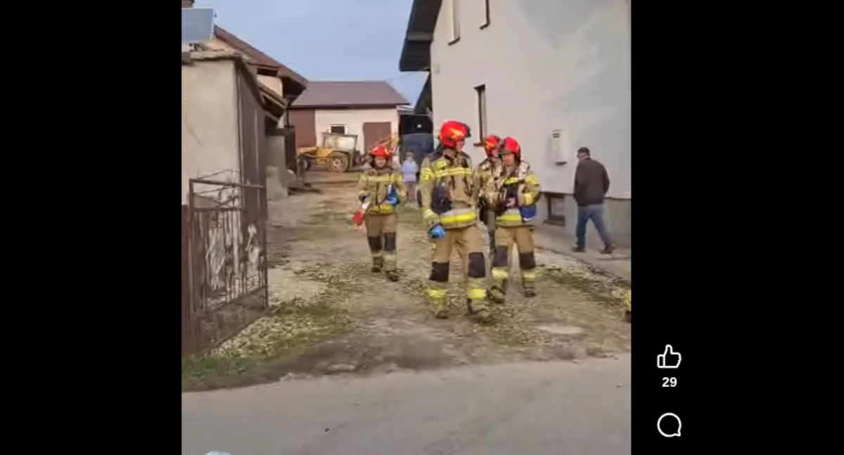 [WIDEO] Trzech mężczyzn zatruło się czadem. Przez wózek widłowy na propan-butan