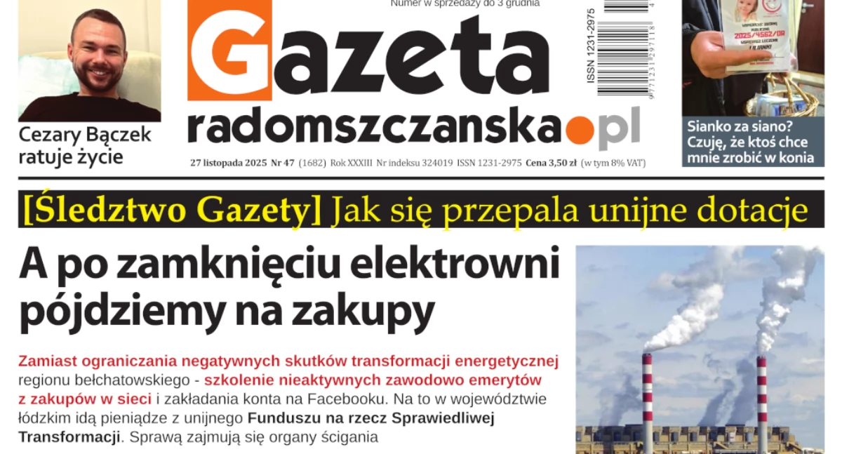 O czym przeczytasz w najnowszym wydaniu Gazety Radomszczańskiej
