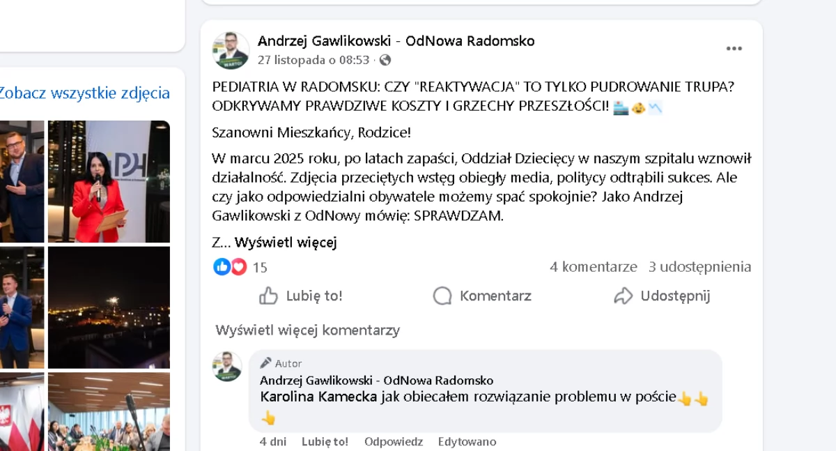 Recepta pana Andrzeja: jak poprawić kondycję szpitala i czy te pomysły mają sens?
