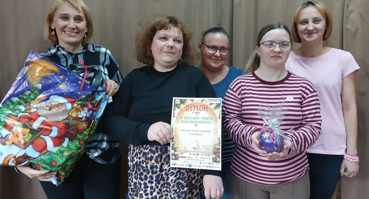 VII Przegląd Tradycji Bożonarodzeniowych w Ozorkowie. Wśród grona laureatów znalazły się uczestniczki WTZ