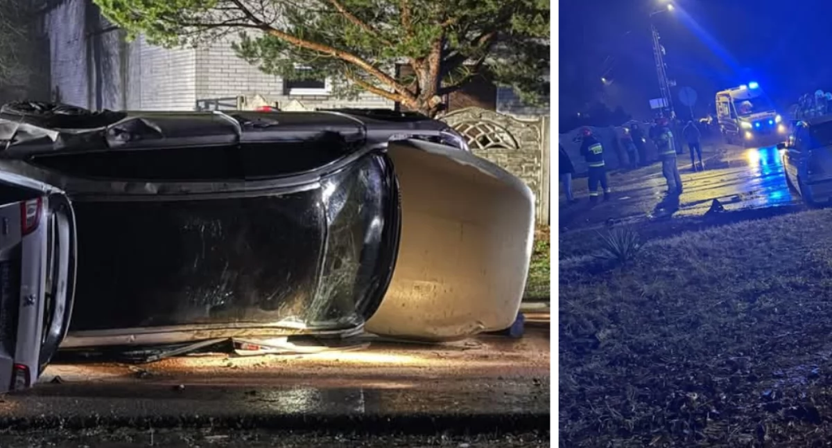 Kierowca BMW nie zatrzymał się przed znakiem STOP. Zderzył się z Peugeotem. 31-latek poszkodowany