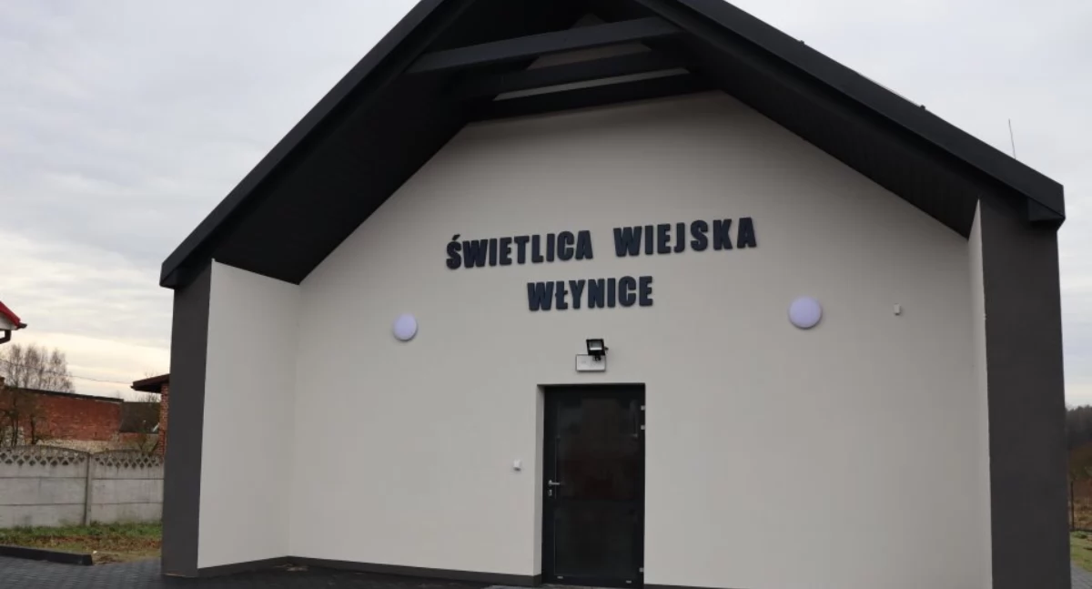 Gmina Gidle: we Włynicach odebrano nowo wybudowaną świetlicę wiejską